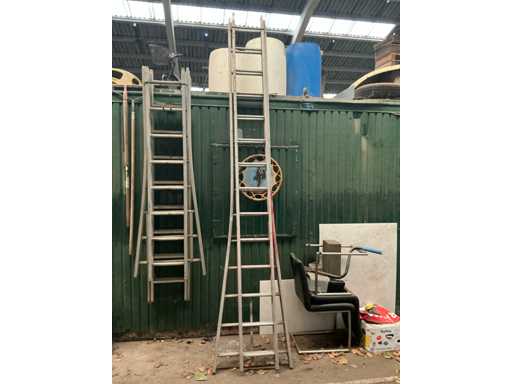 2-piece sliding ladder