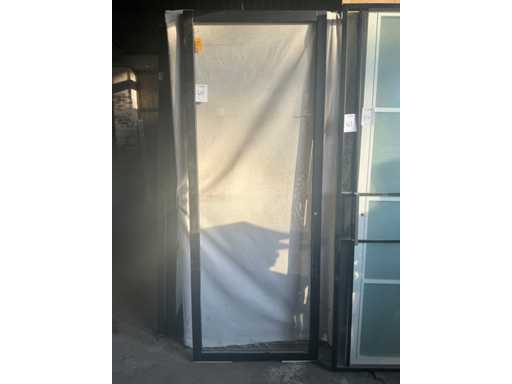 Porte intérieure noire 88x231.5cm