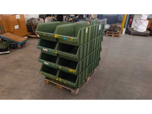 MOBIL PLASTIC Envases plásticos apilables x 21