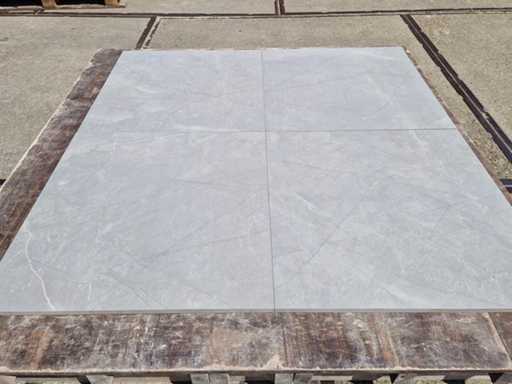 Keramische tegels voor de tuin (ca. 51.2m²)