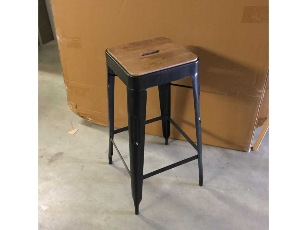 4 x Metal Stool 70 cm