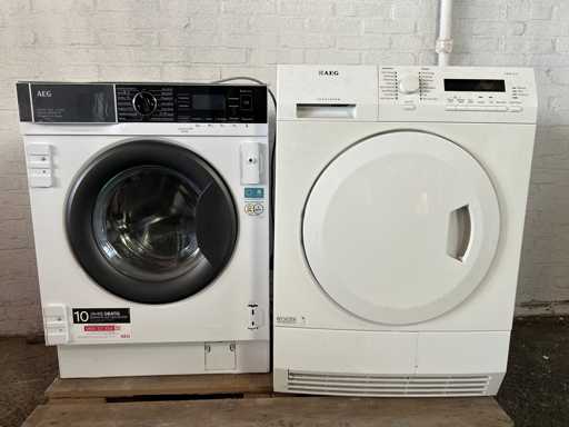 AEG LWR8WI7680 Washer dryer combination | AEG T71270AC Dryer