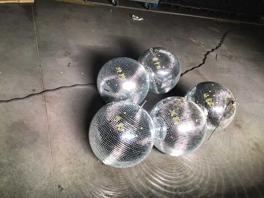Zestaw lustrzanych kul 40 cm - Różne Akcesoria Oświetleniowe - 2020 (5x)
