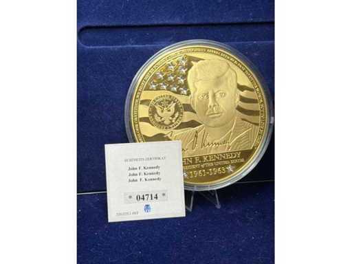 Presidente degli USA | John F Kennedy | Moneta commemorativa da 100mm