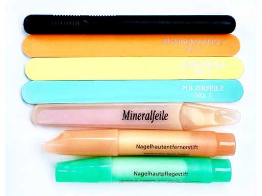 *NOU* Set de manichiură cu pile de unghii, stilou pentru îndepărtarea cuticulelor (4000 de unități)