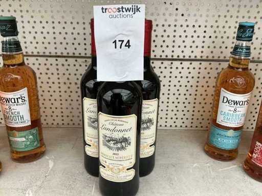 Chateau Landonnet Red wine (5x)