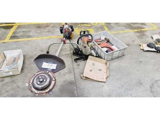 Bosmaaier en kettingzaag