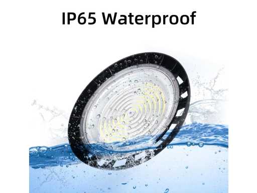  Highbay UVO LED SLIM 200W – 6500K Cold White – IP65 Étanche (x20)