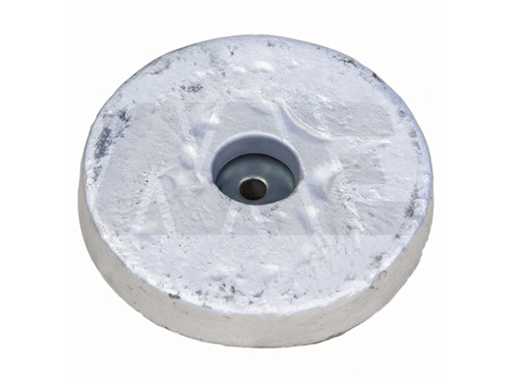 Aluminum bolt-on disc anode Ø160x25mm - M12AB