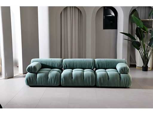 Design Polyester vert menthe (1x)