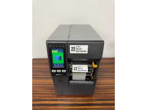ZEBRA ZT41143 + PEELER + REWINDER Professional label printer