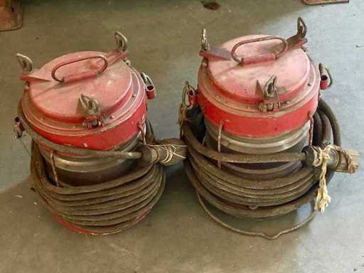 Lampă de geamandură antică (2x)