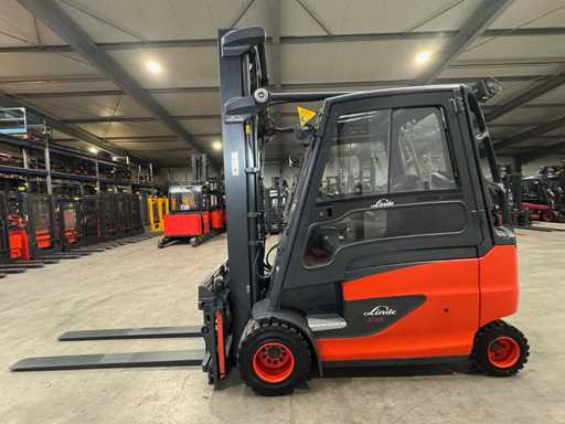 2018 Service + UVV 12/2026 Linde E35HL 3rd + 4e klepvork versteller 10.763 uur elektrische heftruck