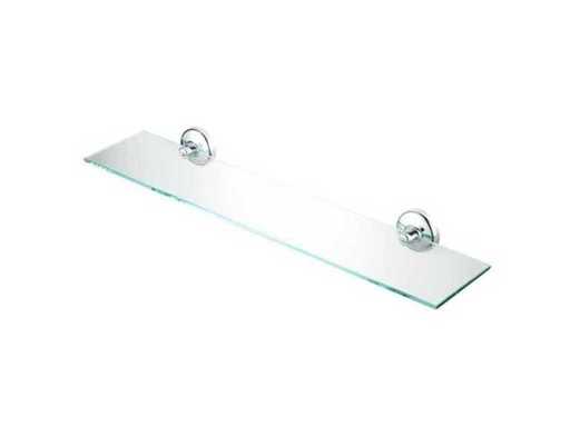 Luna shelf / glass plate clear 1300x150mm incl. 3 holders (8x)