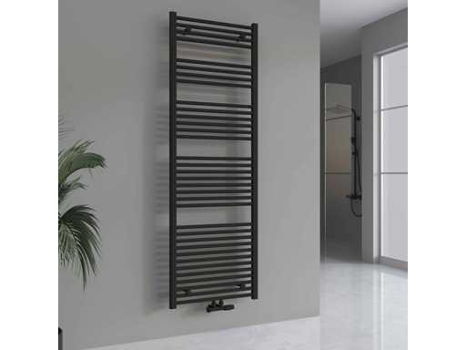 Lavinno - Linteo - H1800xB600 Handdoekradiator Mat zwart