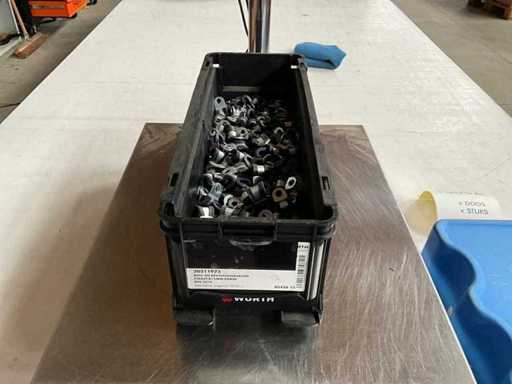 Norma 3.74kg Tube and mounting clamp W15mm D6mm in stackable container