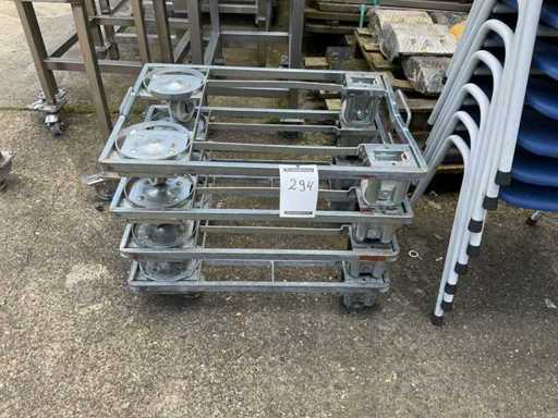 Mobiler Lager-Stapelwagen (4x)