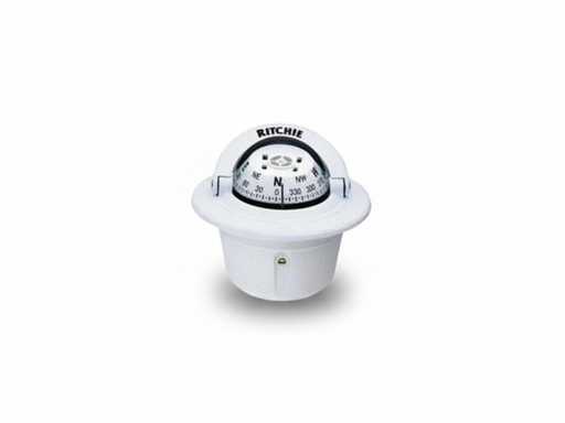 Ritchie HF-79W Affûtabilité Compass White avec lumière 12/24V