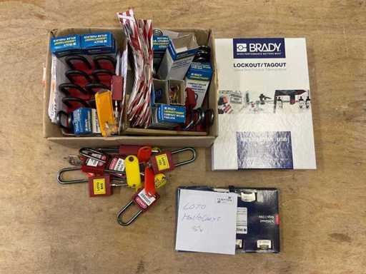 Lockout/Tagout (LOTO) set incl. lock set