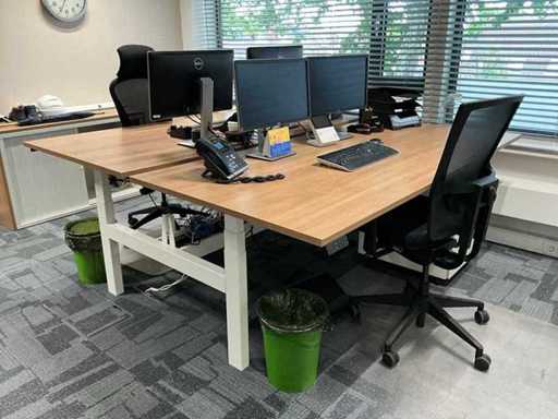 Postazione di lavoro duo regolabile elettricamente