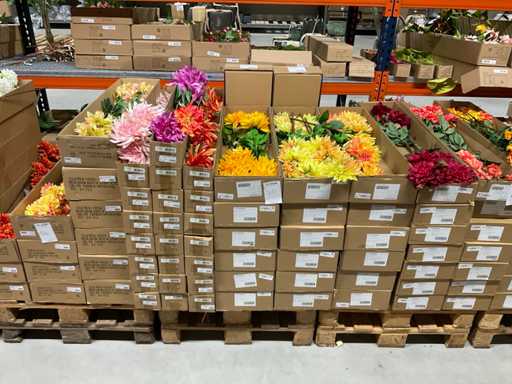 Horse Copper Dahlia Artificial Flowers