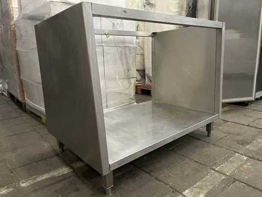 Telaio del tavolo da lavoro in acciaio inox senza piano