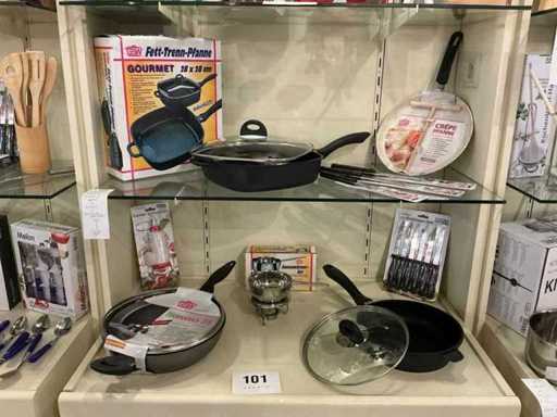 Pans and household items