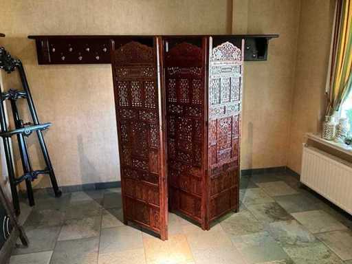 Houtsnijwerken roomdividers (3x)
