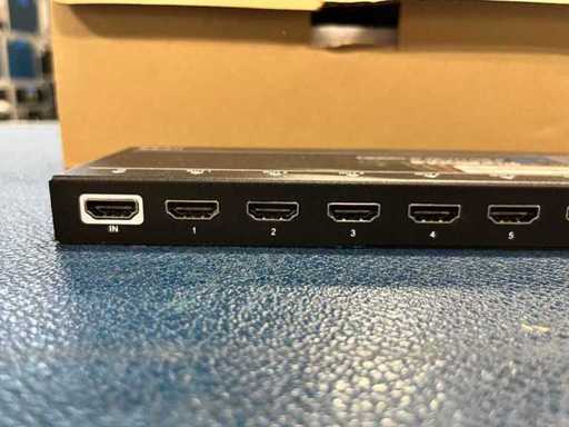 Puretools / Purelink - Répartiteur HDMI 8 voies (Splitter), 4K