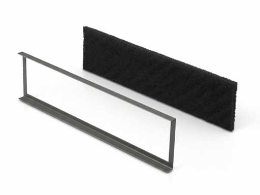 Tapis filtrant Rittal DK 7561.500 Marine Grade - Filtre à air durable et résistant à l’humidité pour enceintes électriques