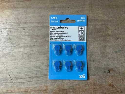 Podstawy Amazona - PR44 - 675 - Bateria do aparatu słuchowego (4320x)