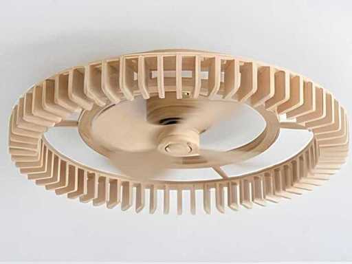 Forlight Cork LED IP44 Design Ceiling Fan with Remote Control