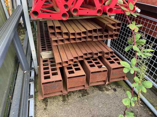 Charge von Stahlprofilen