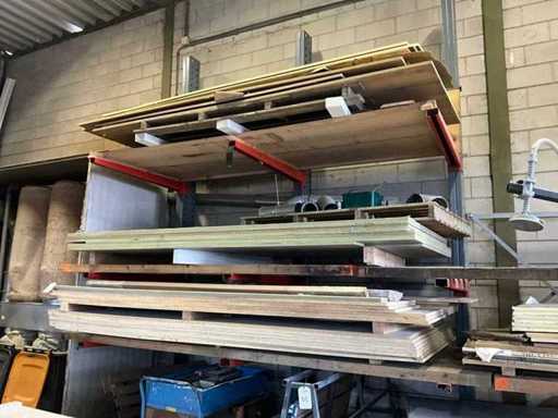 Batch of wooden plates