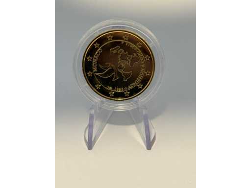 2 Euro Herdenkingsmunt Verguld Spanje 2013 El Escorial