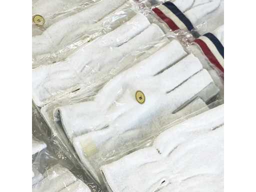 *NUOVI* Guanti da Tennis bianchi (267 paia)