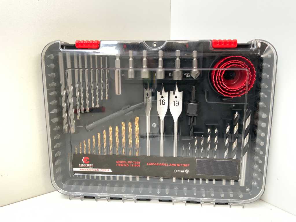 Everforce EF-7029 100 Piece Drill and Bit Set