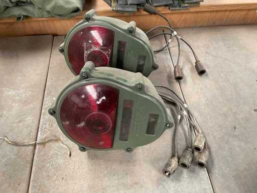 Militärrücklicht (2x)