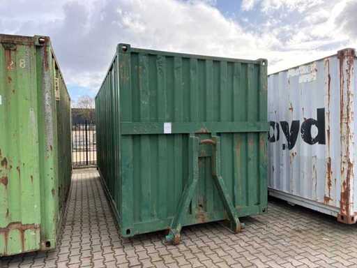 Kontener do przechowywania i transportu z hakiem podnośnikiem