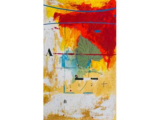 Piotr Konkl - B Leaf - colour silkscreen printing - low starting price