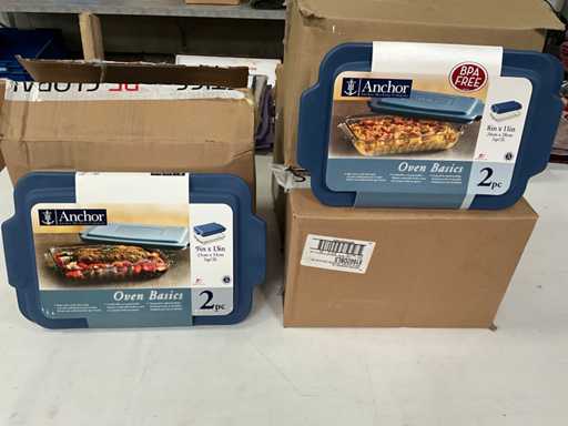 Kotwica do pieczenia Hocking z pokrywką (12x)