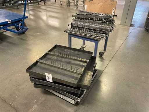 Farbspritzer-Tropfschale (8x)