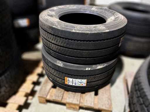 2x Trazano Novotrans S 385/55 R22.5 LKW-Lenkachsreifen – Neu – ohne Felgen