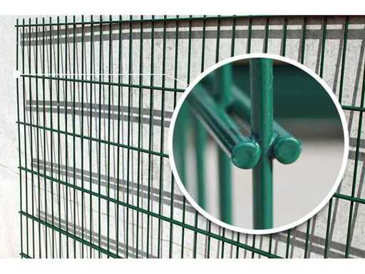 Europees fabricaat 2D 6/5/6mm Partij panelen met palen en bevestigingen