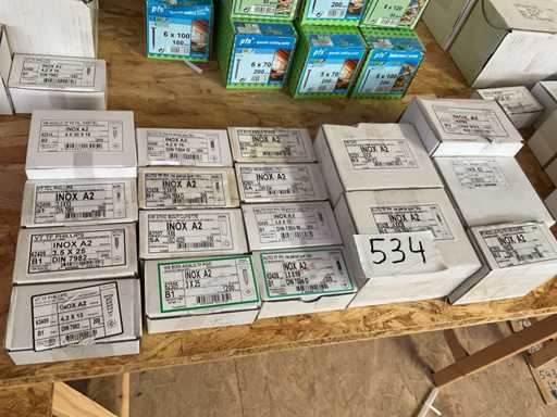 Stainless steel screws and bolts