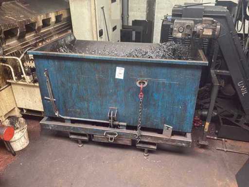 Afval kipcontainer