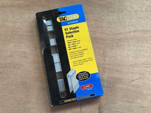 Tacwise 91er Serie Klammern für Tacker, verschiedene (34x)