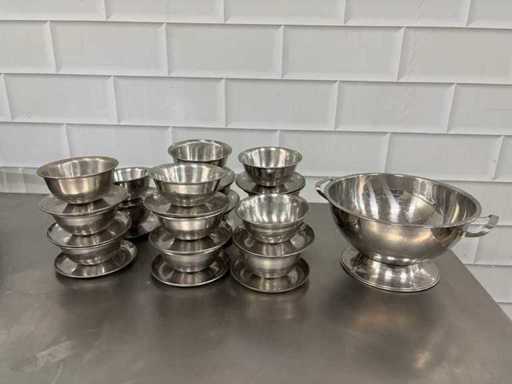 Edelstahl – Suppenschüssel (16x)