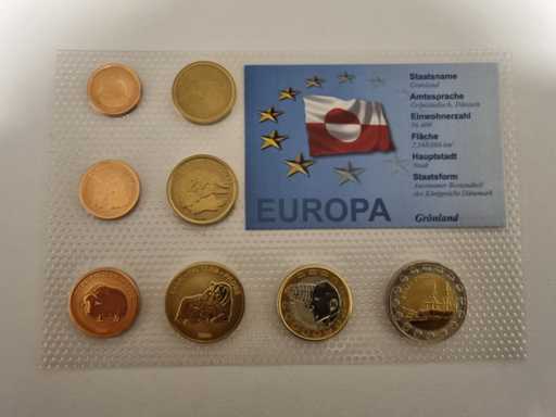 Moldavië Euro Pattern Set 2010 Monster Essai Prototype