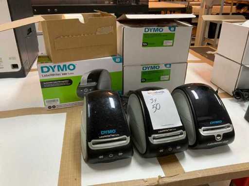Dymo 550 Turbo, stampante di etichette 450 per etichetta (3x)